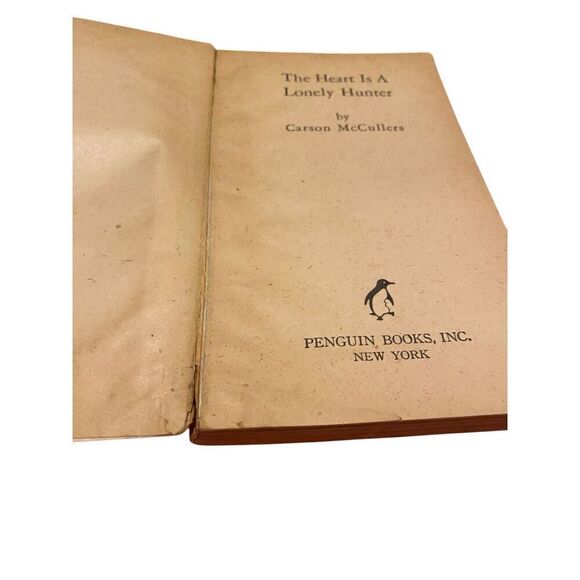 The Heart Is A Lonely Hunter Paperback Book Novel 1940 - Picture 6 of 15